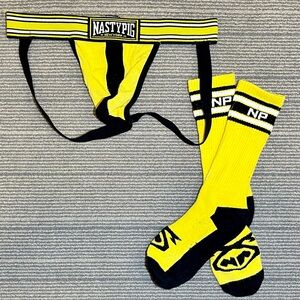 Nasty Pig Champs Jockstrap Small and matching socks.